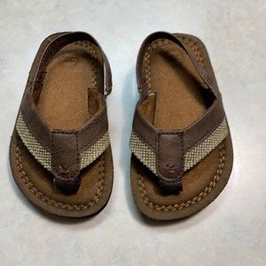 Size 5-6 Wonder Nation brown sandals